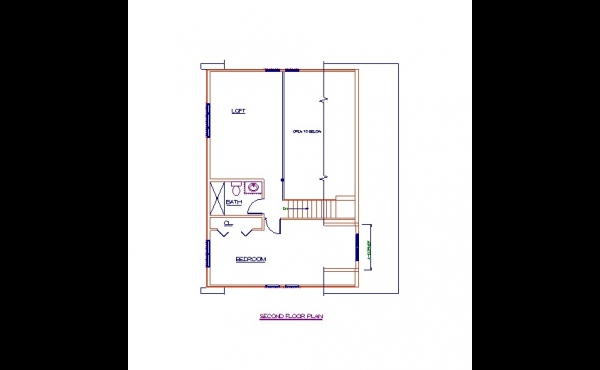 Second Floor/Loft Floor Plan